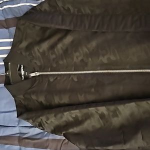 Karl Lagerfeld Black Camo Bomber Jacket.BRAND NEW w/ TAGS!!!